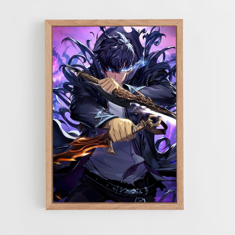 ap-solo leveling-5 cadre Bois clair