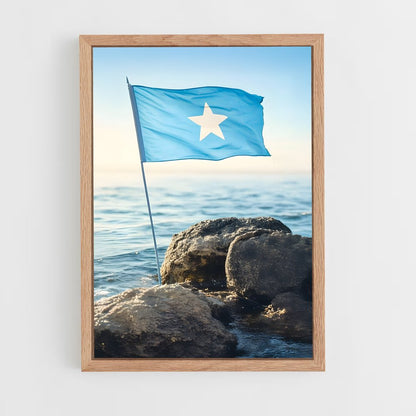 ap-somalia flag-1 cadre Bois clair