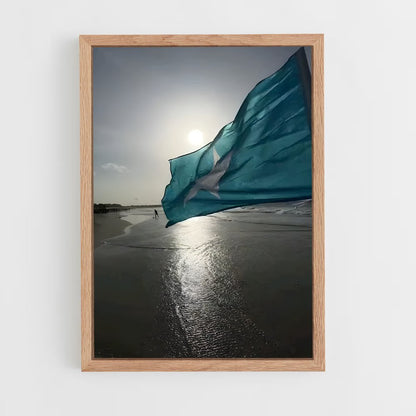 ap-somalia flag-5 cadre Bois clair