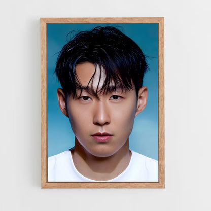 ap-son heung-min-7 cadre Bois clair