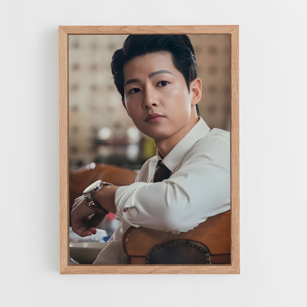 ap-song joong-ki-5 cadre Bois clair