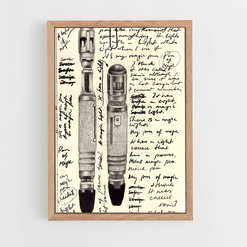 ap-sonic screwdriver-1 cadre Bois clair