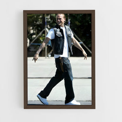ap-sons of anarchy-9 cadre Bois foncé