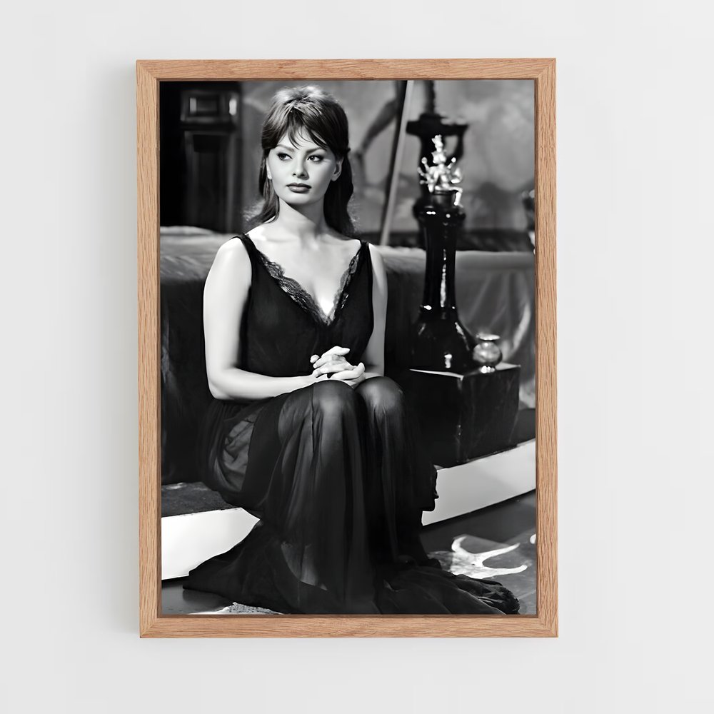 ap-sophia loren-3 cadre Bois clair