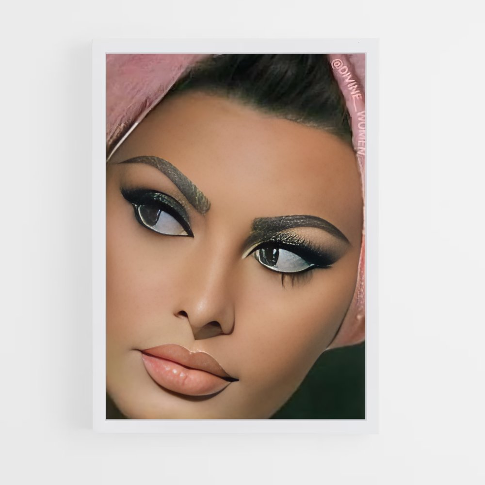 ap-sophia loren-7 cadre Blanc