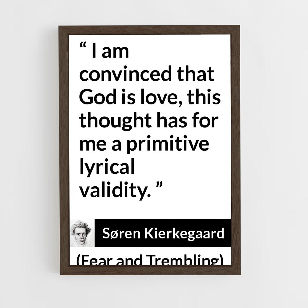 ap-soren kierkegaard-3 cadre Bois foncé