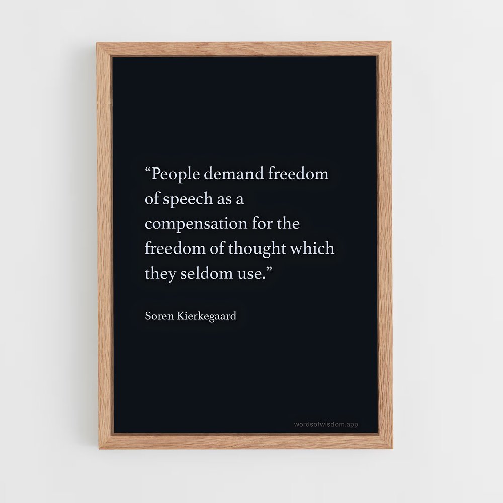 ap-soren kierkegaard-6 cadre Bois clair