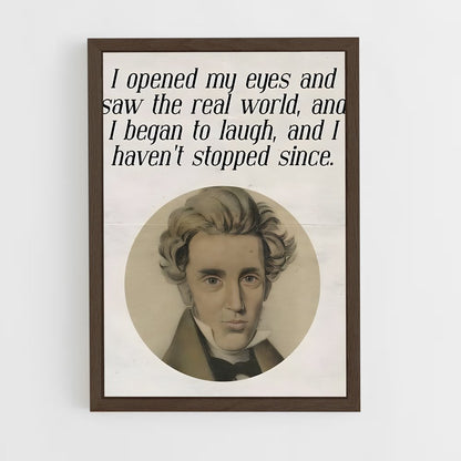 ap-soren kierkegaard-8 cadre Bois foncé