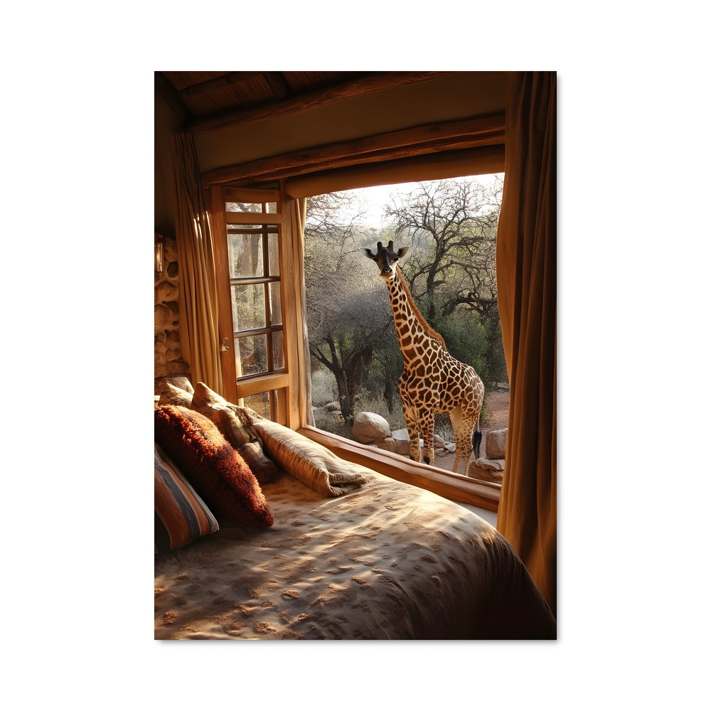 Poster Fenêtre sur la Savane