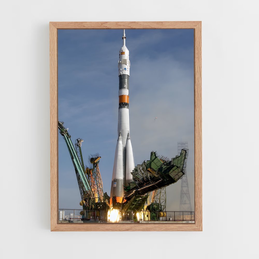 ap-soyuz spacecraft-1 cadre Bois clair