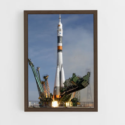 ap-soyuz spacecraft-1 cadre Bois foncé