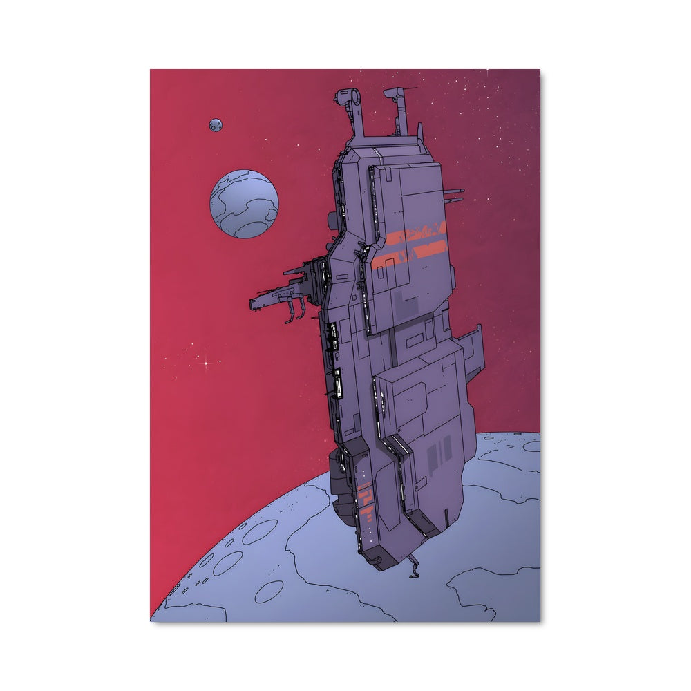 Poster Station Lunaire