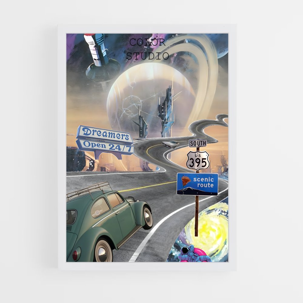 ap-space race-7 cadre Blanc