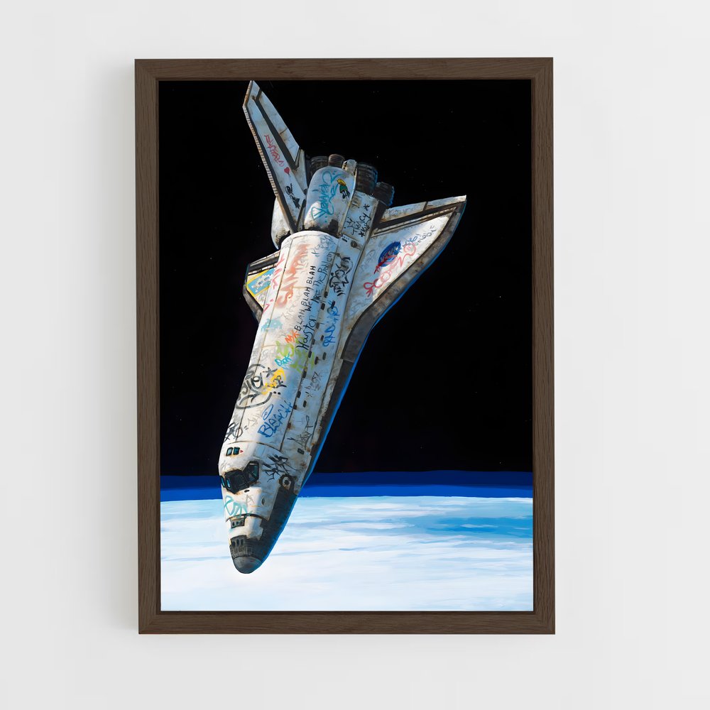 ap-space shuttle-2 cadre Bois foncé