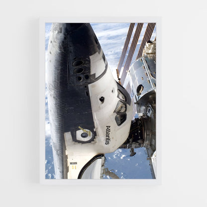 ap-space shuttle atlantis-1 cadre Blanc