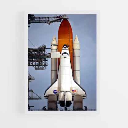 ap-space shuttle atlantis-5 cadre Blanc