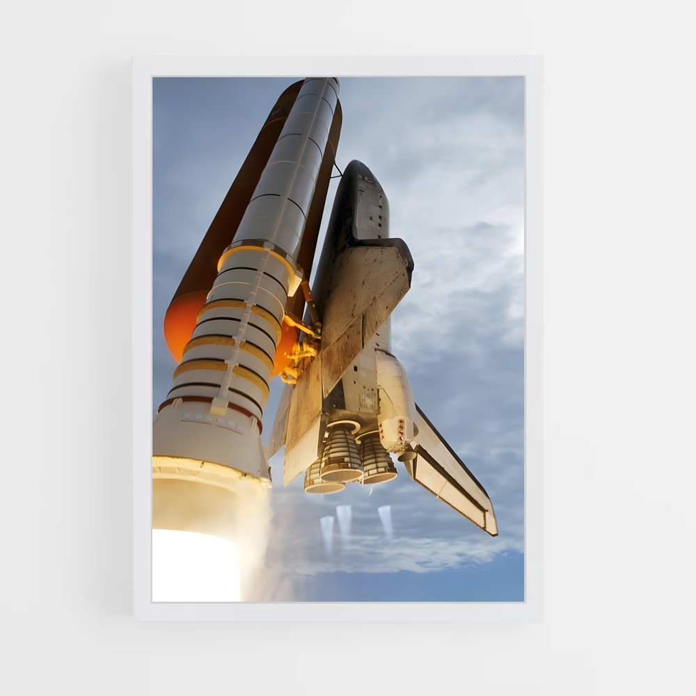ap-space shuttle discovery-6 cadre Blanc