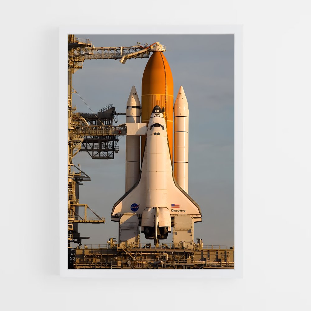 ap-space shuttle discovery-7 cadre Blanc