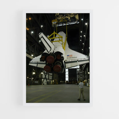 ap-space shuttle endeavour-3 cadre Blanc