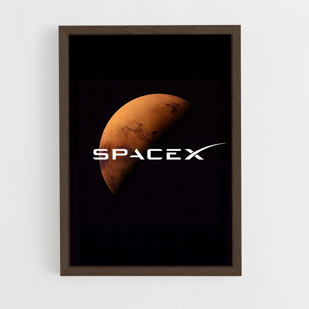 ap-spacex-4 cadre Bois foncé