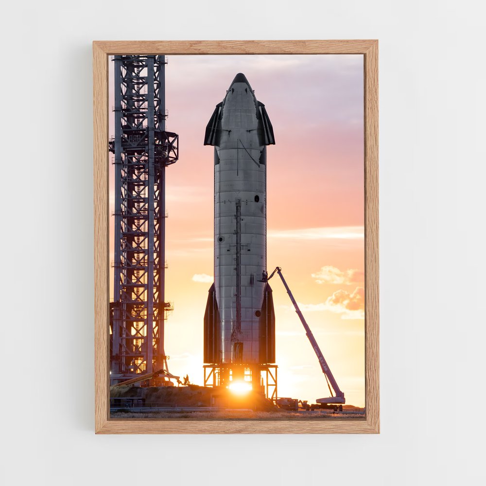 ap-spacex-9 cadre Bois clair