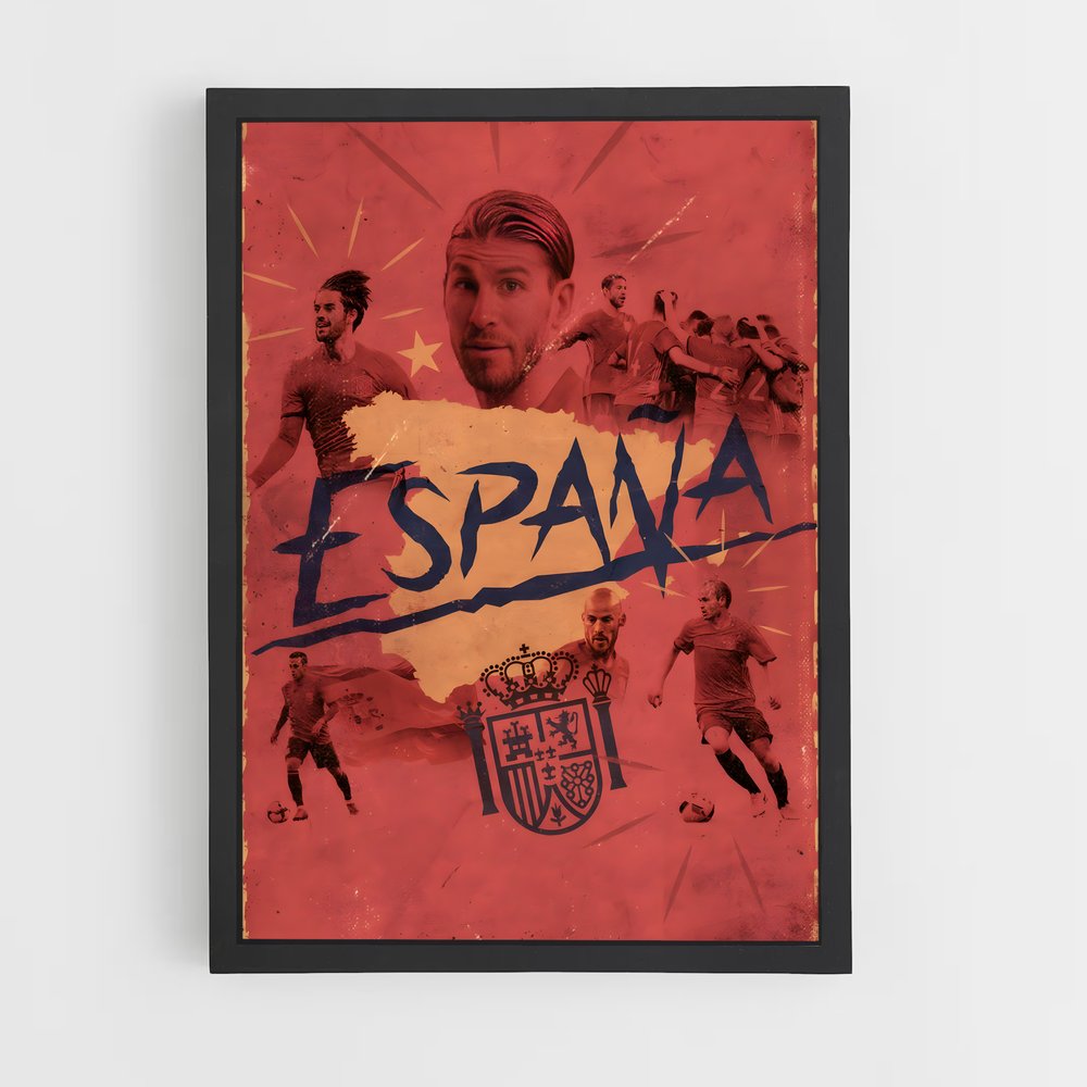 ap-spain national football team-5 cadre Noir