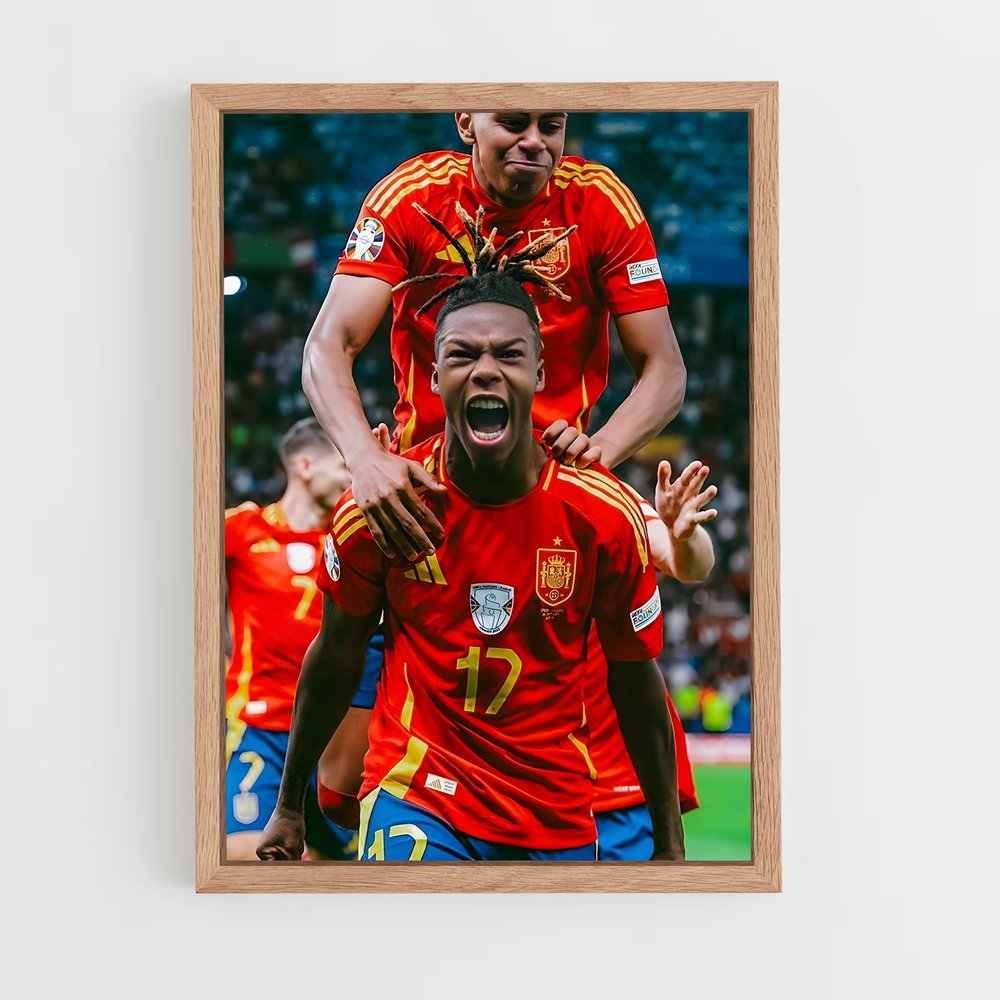 ap-spain national football team-8 cadre Bois clair