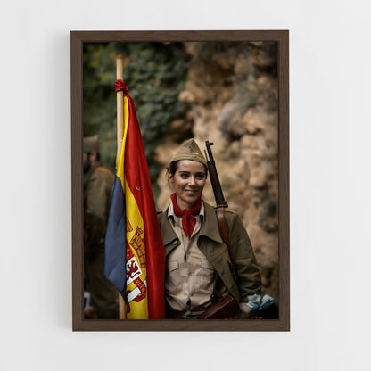 ap-spanish civil war-1 cadre Bois foncé