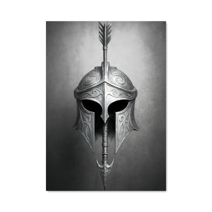 Poster Casque de Spartiate