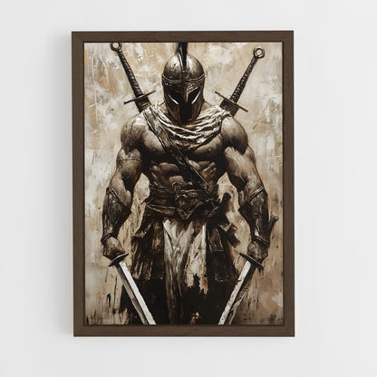 ap-spartan warrior-6 cadre Bois foncé