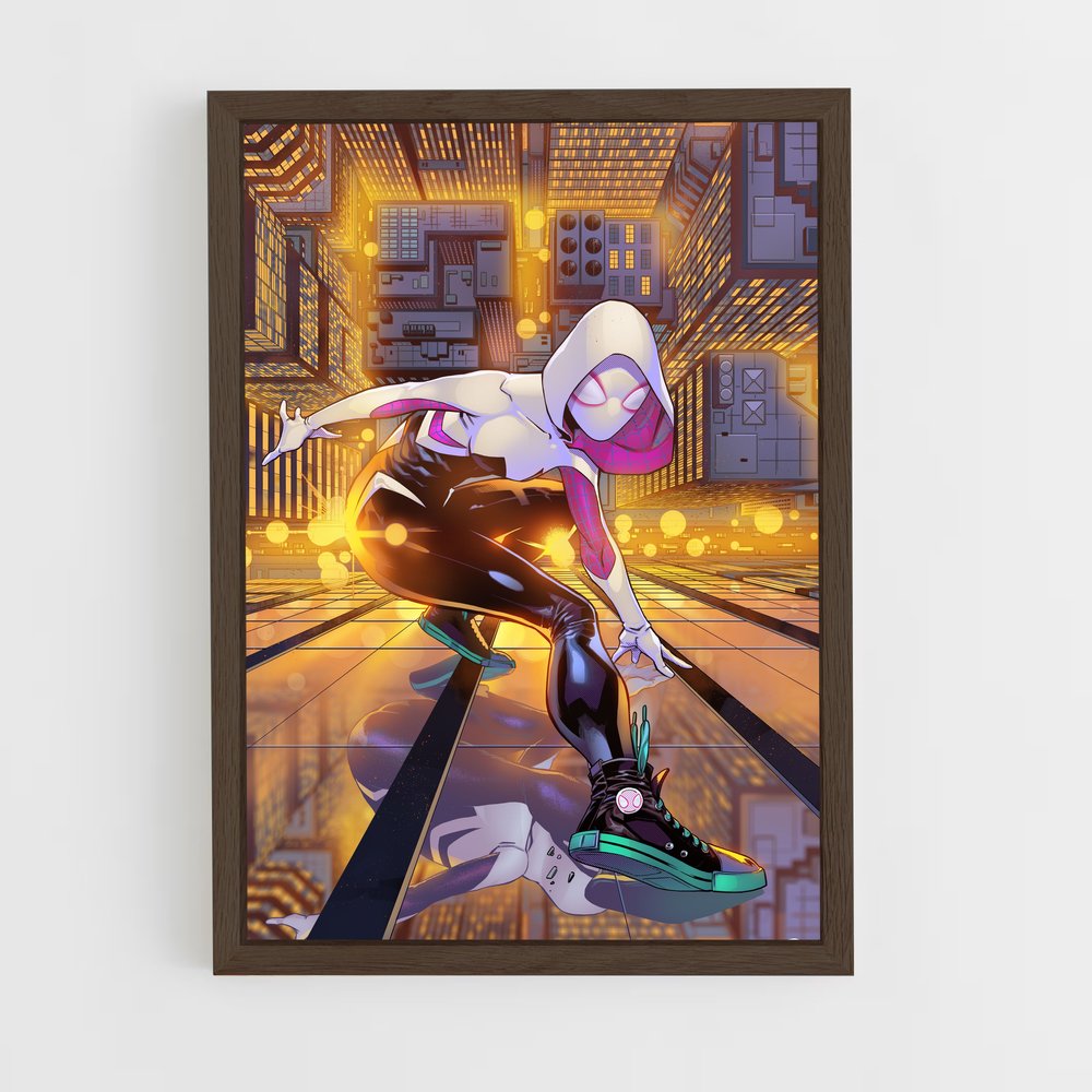 ap-spider gwen-10 cadre Bois foncé