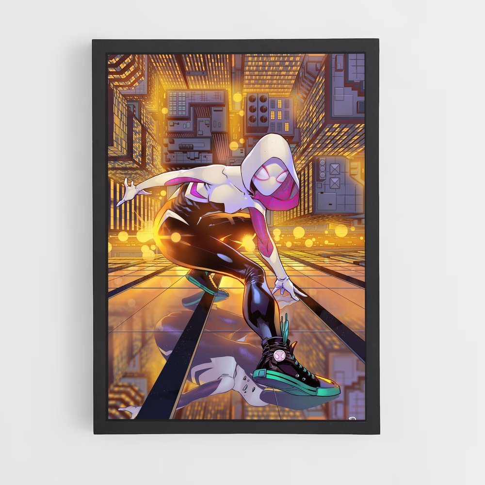 ap-spider gwen-10 cadre Noir