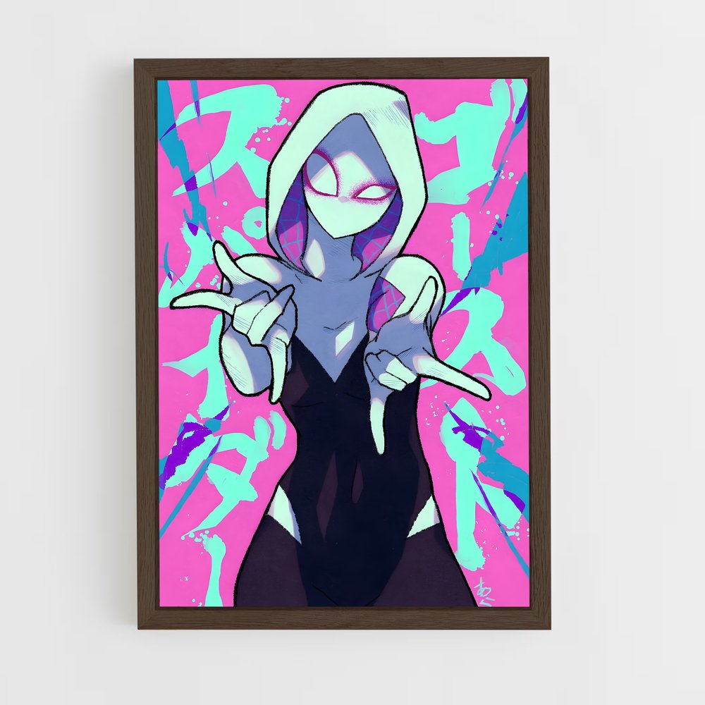 ap-spider gwen-12 cadre Bois foncé
