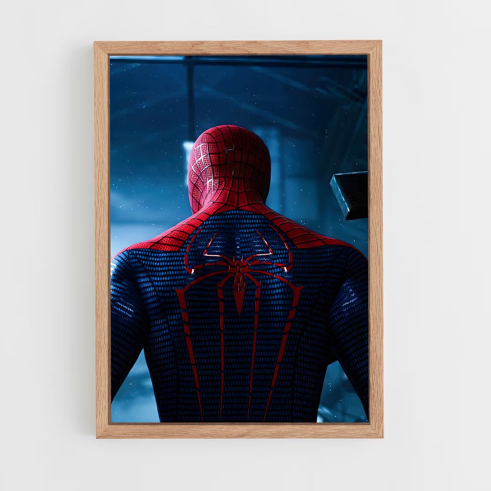 ap-spider man-6 cadre Bois clair
