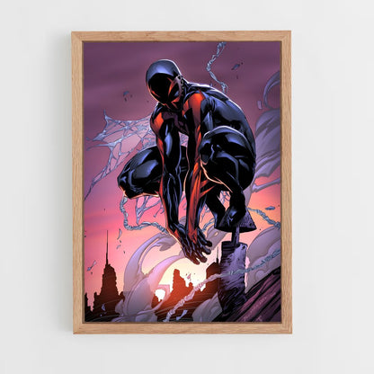 ap-spider man 2099-1 cadre Bois clair
