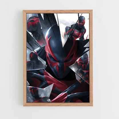 ap-spider man 2099-5 cadre Bois clair