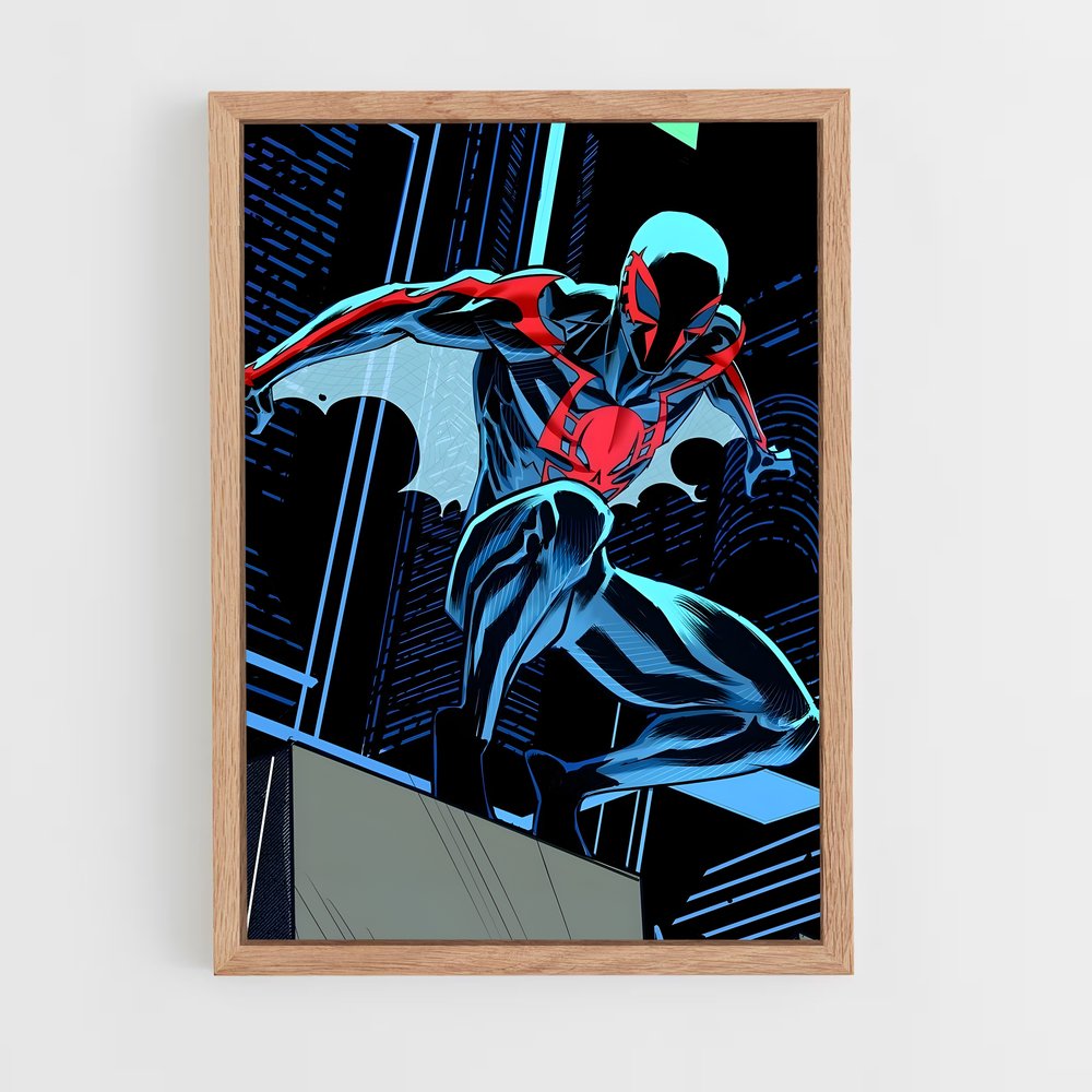 ap-spider man 2099-6 cadre Bois clair