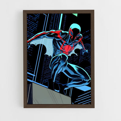 ap-spider man 2099-6 cadre Bois foncé