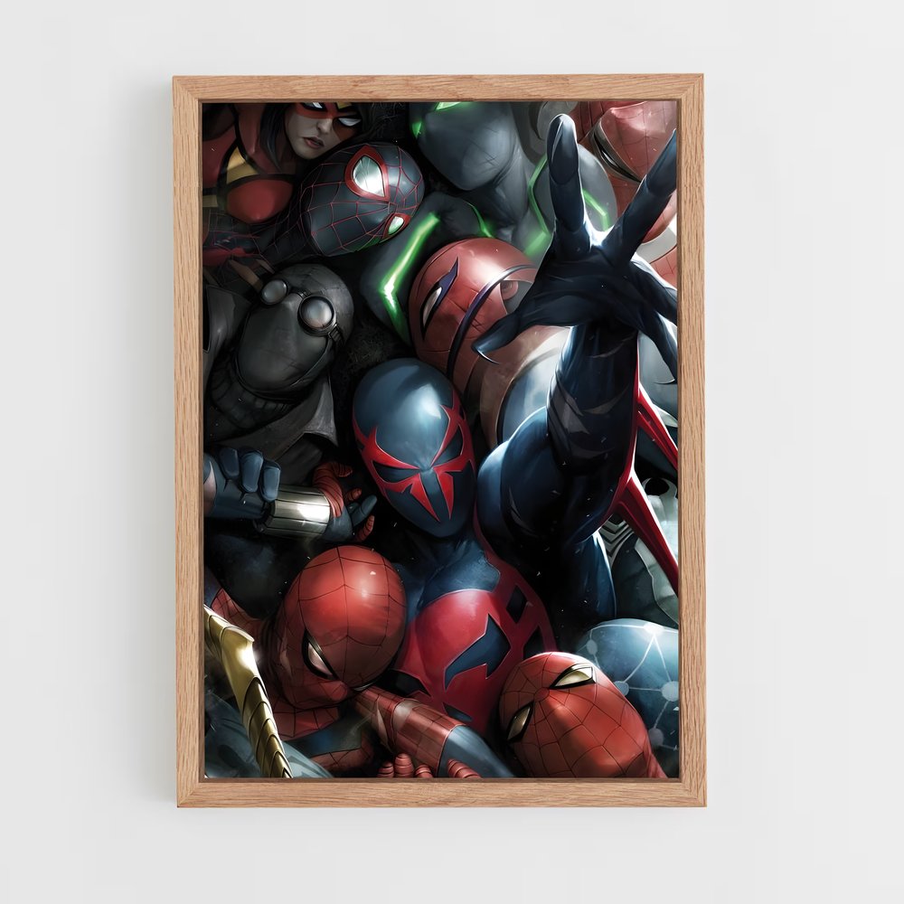ap-spider man 2099-9 cadre Bois clair
