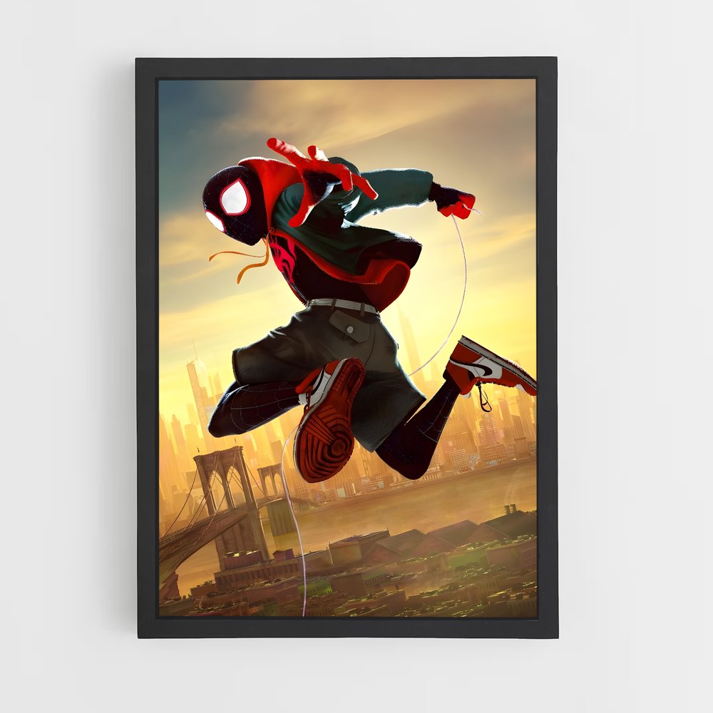 ap-spider man miles morales-6 cadre Noir