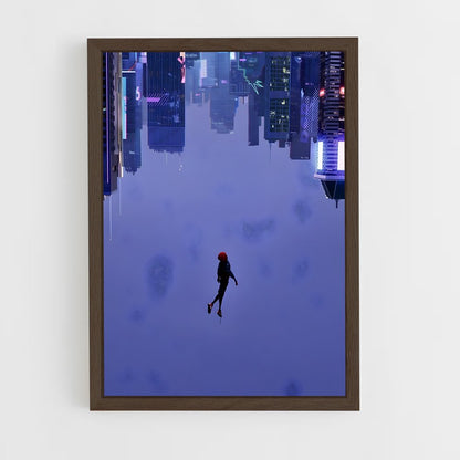 ap-spider man miles morales-7 cadre Bois foncé