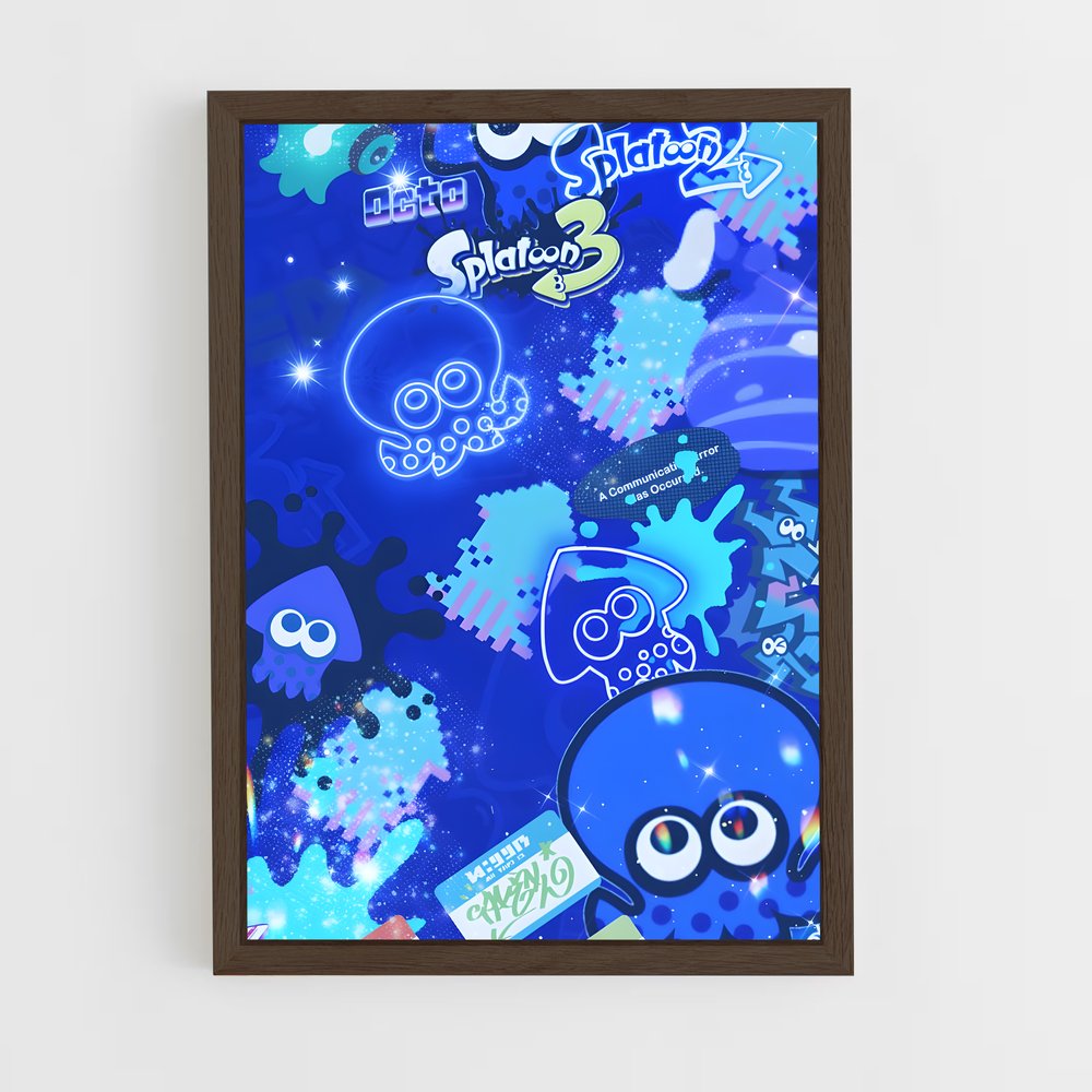 ap-splatoon-2 cadre Bois foncé