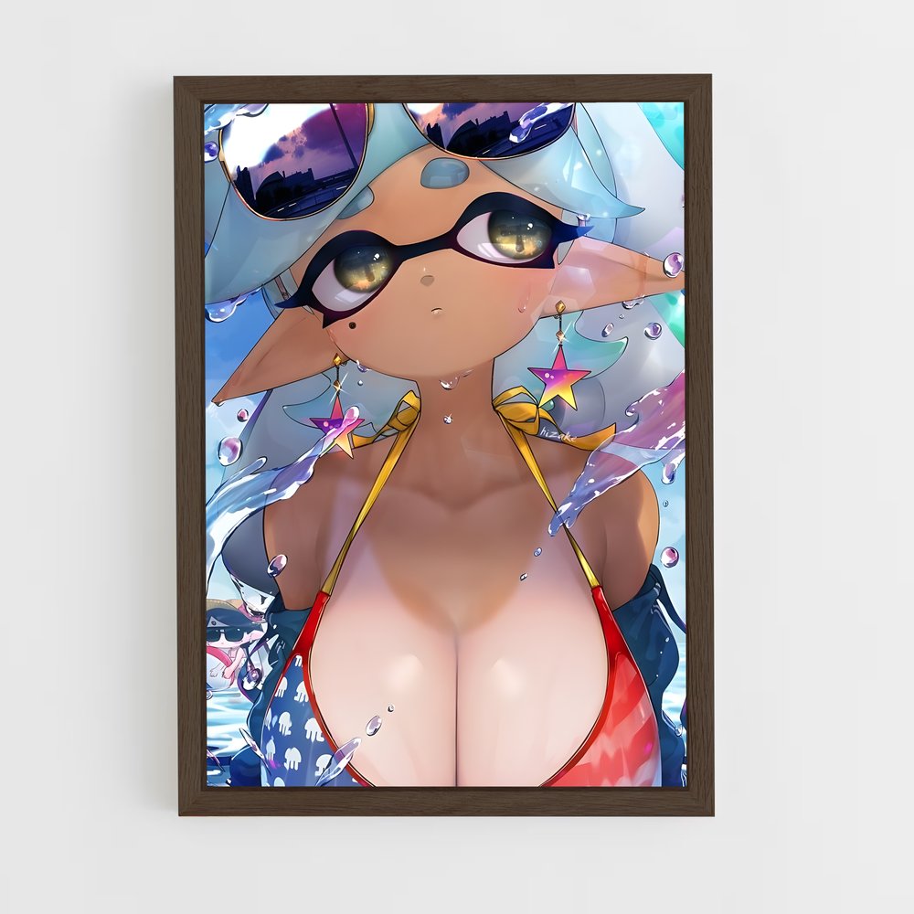 ap-splatoon-3 cadre Bois foncé