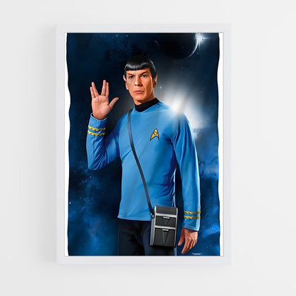 ap-spock star trek-2 cadre Blanc