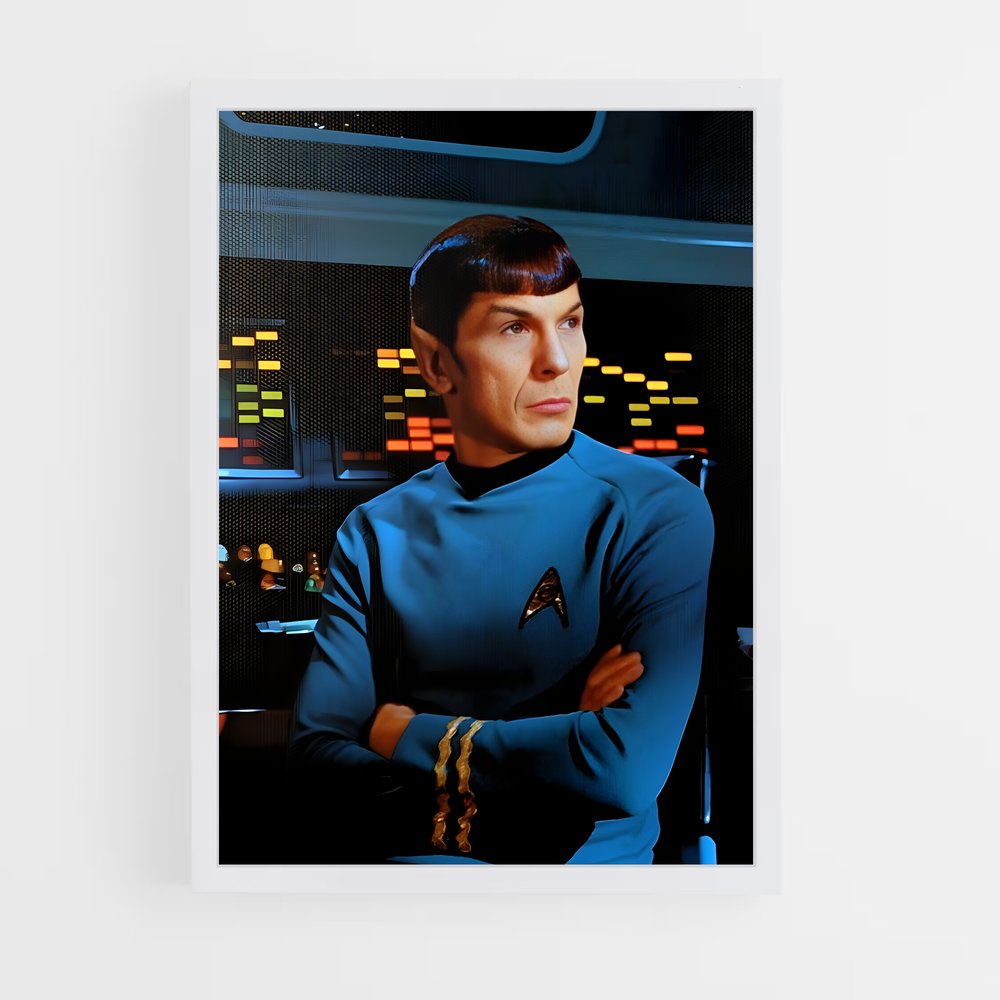 ap-spock star trek-3 cadre Blanc