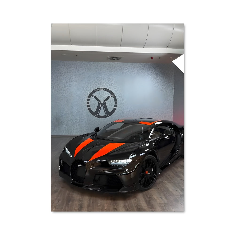 Poster Turbo Noir et Orange