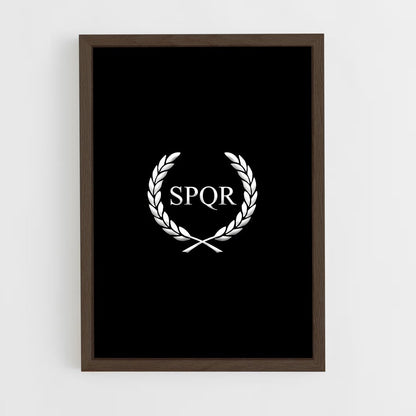 ap-spqr-4 cadre Bois foncé