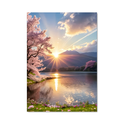 Poster Coucher de Lacs