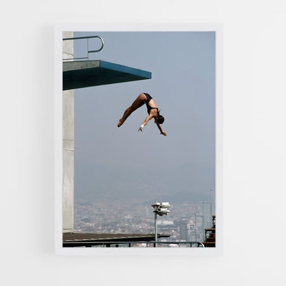 ap-springboard diving-1 cadre Blanc