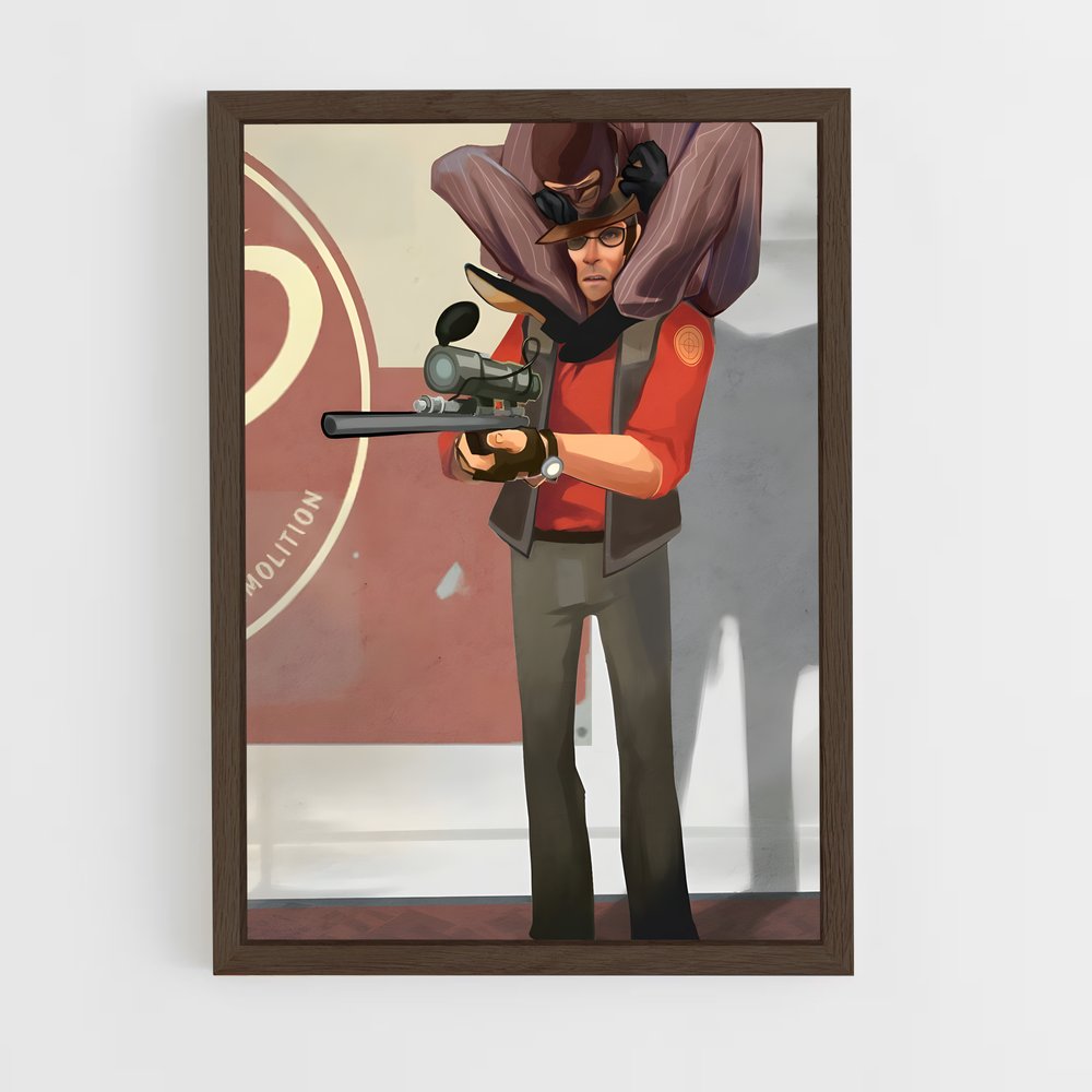 ap-spy tf2-2 cadre Bois foncé